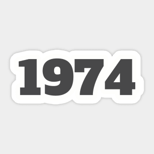 1974 Sticker